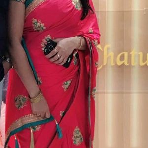 saree with blouse