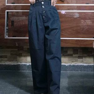 Korean Style Black Pants