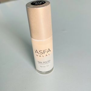 Asfa halal White Nail Paint