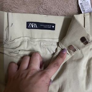 Zara Chino Trousers Pure Cotton