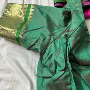 Silk blend saree for Sale