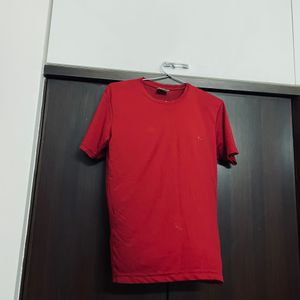 red t-shirt