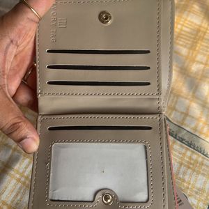 Peach Ivory Tag New Wallet