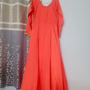 Diomond Work Fanta Color Gown