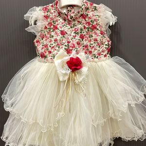 White Baby Frock