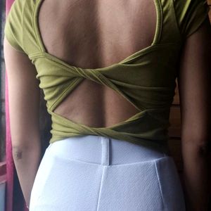 Twisted Back Knot Top