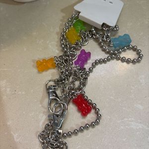 Dice GummyBear Pendent Pocket Wallet Chain