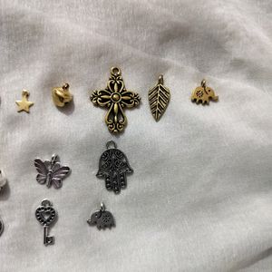 5 Gold & Silver Mix Charms (Random) No Choice