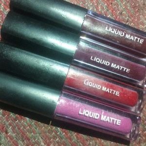 Matte Lipstick Pack Of 4