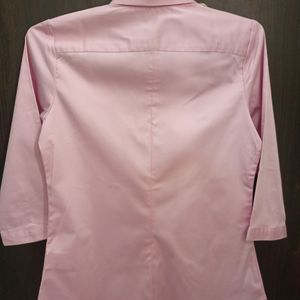 Van Huesen Woman Pink Regular Fit Formal Shirt