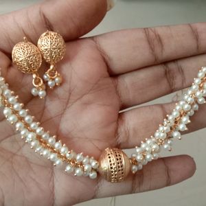 New Pearl Necklace Set