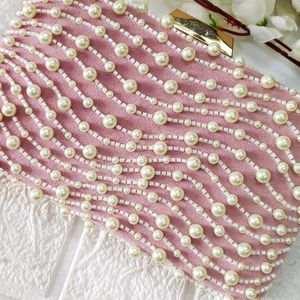 Exclusive Pearl Work Festive Clutch