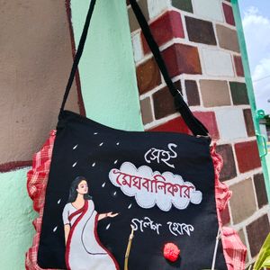 Handpainted Canvas Bag