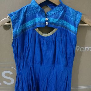 Designer Blue Anarkali