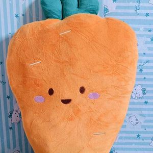 Large Carrot Pillow Plushie