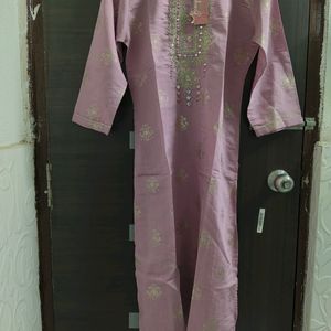 New Unused Mirror Work Banarsi Dupatta Suit