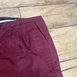 Women Formal Pant (Maroon) | Office wear