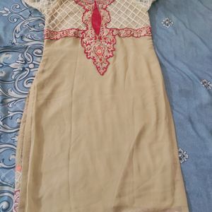 Beige Pajami Design suit