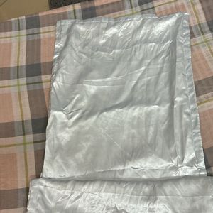 Satin Silk Pillow Covers (a Pack Of 2)