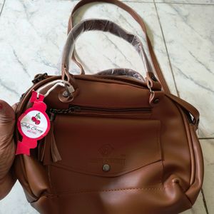 Leather Handbag / Sling Bag