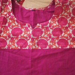 Dark Pink Kurti