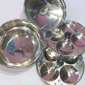Stainless Steel Idli Cooker With Whistle
