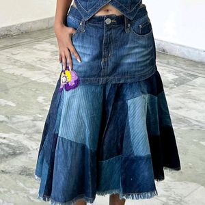 ICE-BERG denim Skirt