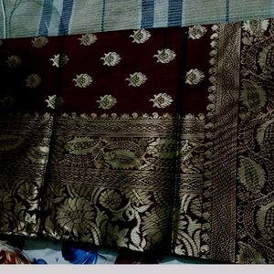 New Maroon Kajiwaram Soft Silk Saree