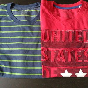 Combo Of 2 t-shirts For Boys(8-9years)