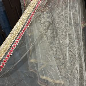 kundan hand work gown