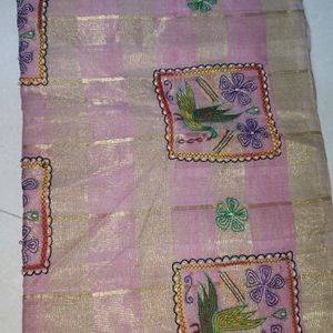 Handloom Zari Kota Saree..