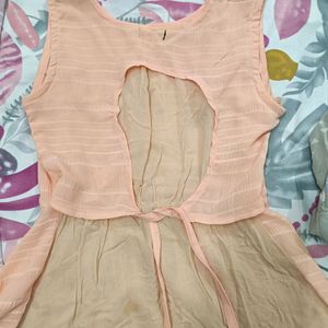 Peach Coloured Casual Wear Top