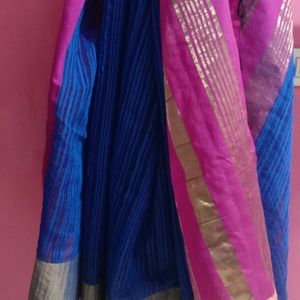 New Blue Saree