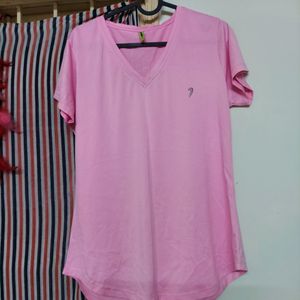 Pink Top Short Sleeves