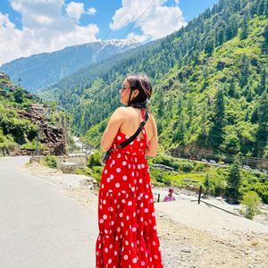 Polka Dot Red Dress