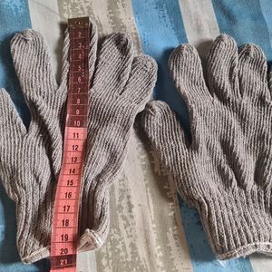 BO Unisex Reusable Washable Cotton Knitted Gloves