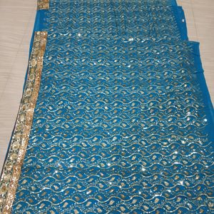 New Designer all over work saree