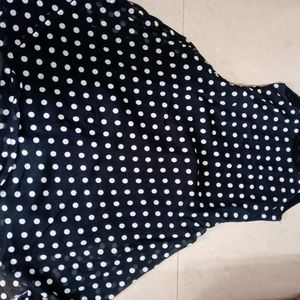 Calf Length polka Dot One Piece