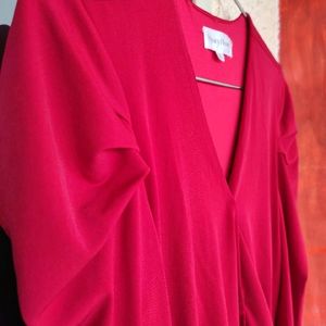 U.S BRAND Vibrant Red Dress