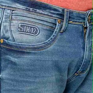 SIN Men Mid-Wash Skinny Fit Jeans