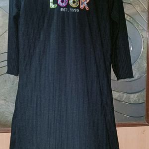 Black Korean Dress