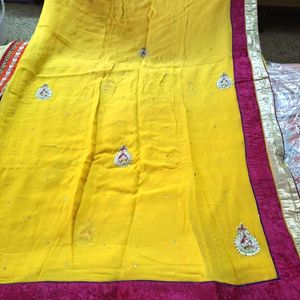 Zardozi Handwork Saree