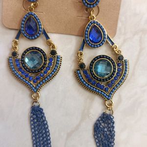 Navy blue earrings (negotiable)