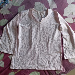 Chikankari Short Kurti Or Top