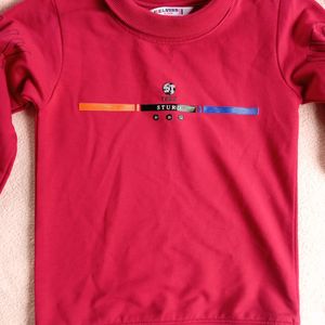 Boys High Neck T Shirt