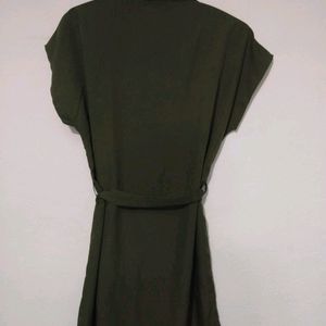 Provogue Green Shirt Dress