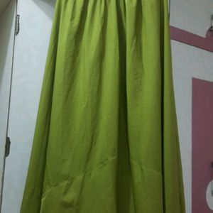 Itz Olive Green Casual Skirt😍