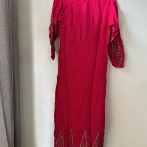 Pink Kurta Long