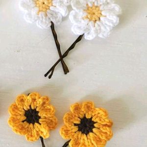 Crochet Flower Pin (4)