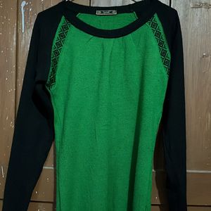 Green Full Sleeves Top